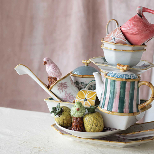 Bamboo Edge Stoneware Teapot