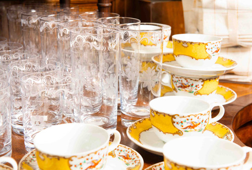 Chelsea Flower Highball Glass