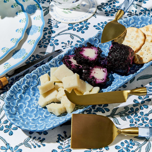 Hydrangea Porcelain Cracker Dish