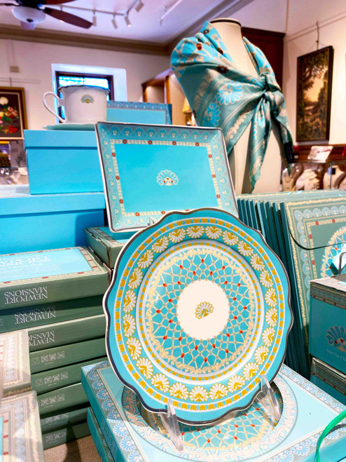 bronpor製洋食器 The Breakers Blue Shell Tableware