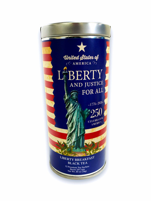The Tea Can Company Tea Tin: Liberty Blend - 12 Count