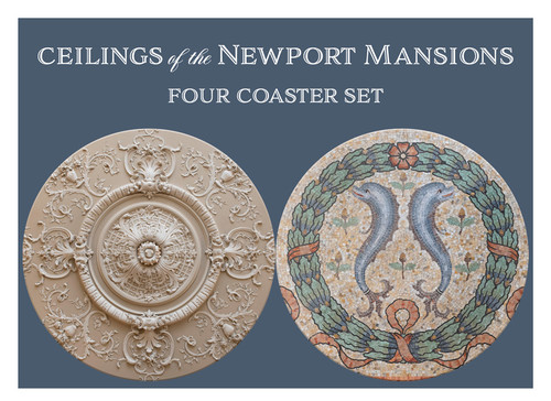 Ceilings of the Newport Mansions Coaster Set
