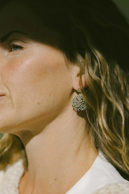 Queen Anne's Lace Statement Earrings