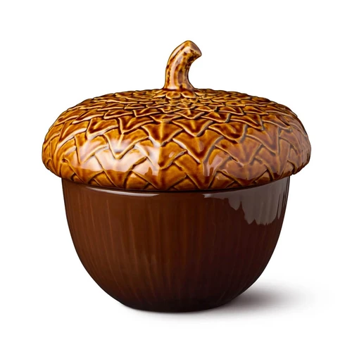 Autumn Meadows Acorn Covered Soup Bowl