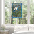 Majestic Crane Stained Glass Window Panel 18"
