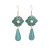 Enamel Camellia Earrings