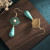 Enamel Camellia Earrings