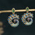 Peacock Stud Earrings