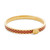Skinny Salamander Red & Gold Hinged Bangle