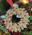 Glitter Holly Wreath Ornament
