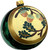 Hand-Painted Acorn Glass Ornament (Green) Hand-Painted Acorn Glass Ornament (Green)
