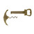 5" Brass Anchor Corkscrew Bottle Opener