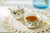 Butterflies with Blue Ornament Tea for One Porcelain Set
