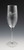 Elms Museum Café Champagne Flute Glass