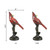 Cardinal Stained Glass Accent Lamp