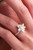 Lotus Silver Adjustable Ring