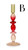 Holiday Ombre Hand-Blown Glass Candleholder (B)