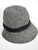 Tweed Clodagh Hat - Grey Herringbone