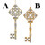 Gilded Ombré Key Ornament