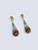Mosaic Royal Long Drop Earrings