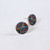 Kaleidoscope Large Round Stud Earrings