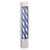 Blue & White Twist Taper Candles - Set of 2