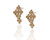 18K Gold Vermeil Dogwood Cluster Earrings