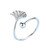 Sterling Silver Ginkgo Ring