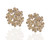 18K Gold Vermeil Botanical Blossom Stud Earrings
