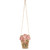 Sweet Pink Bouquet Crossbody Handbag