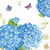 Butterfly Hydrangeas Cocktail Napkins - 20 Count