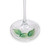 Blue Hydrangea Hand Painted Champagne Flute