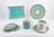 The Breakers Blue Shell Mosaic Bone China Cup & Saucer