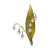 White Lily of the Valley Bronze Brooch