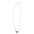 Blue Violet Pendant Necklace