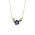 Blue Violet Pendant Necklace
