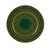 Breakers Green Acorn Bone China Dessert Plate