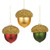 Orn Beaded Top Acorn