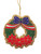 United States of America Wreath Embroidered Ornament