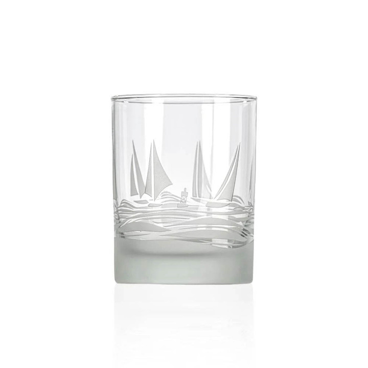 Sailing Regatta Double Old-Fashioned Glass Sailing Regatta Double Old-Fashioned Glass