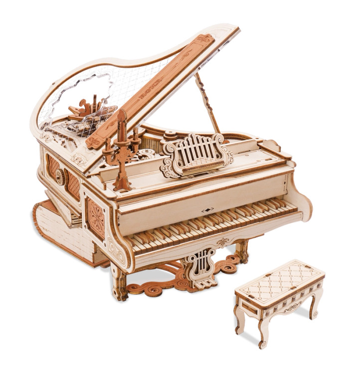 3D Wooden Puzzle Magic Piano