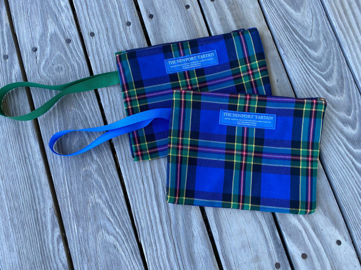 Newport Tartan Zipped Wristlet