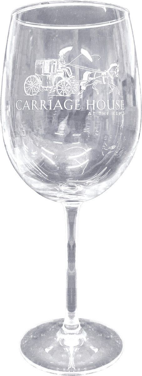 Elms Museum Café Wine Glass