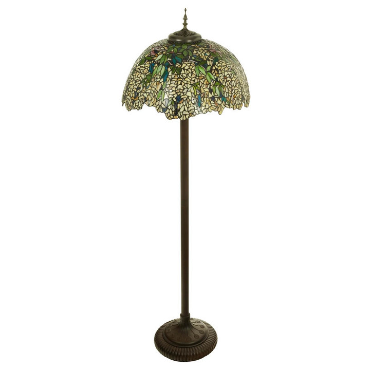 Gwendoline Tiffany-Style Stained Glass Floor Lamp