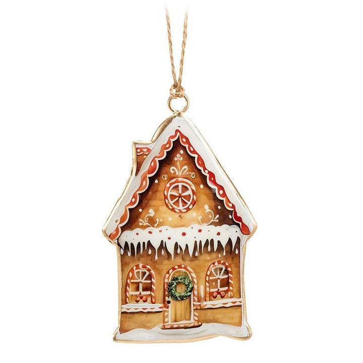 Vintage Gingerbread House Ornament