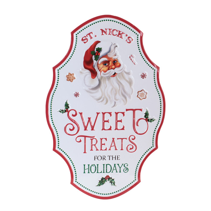 Sweet Treats Holiday Iron Plaque