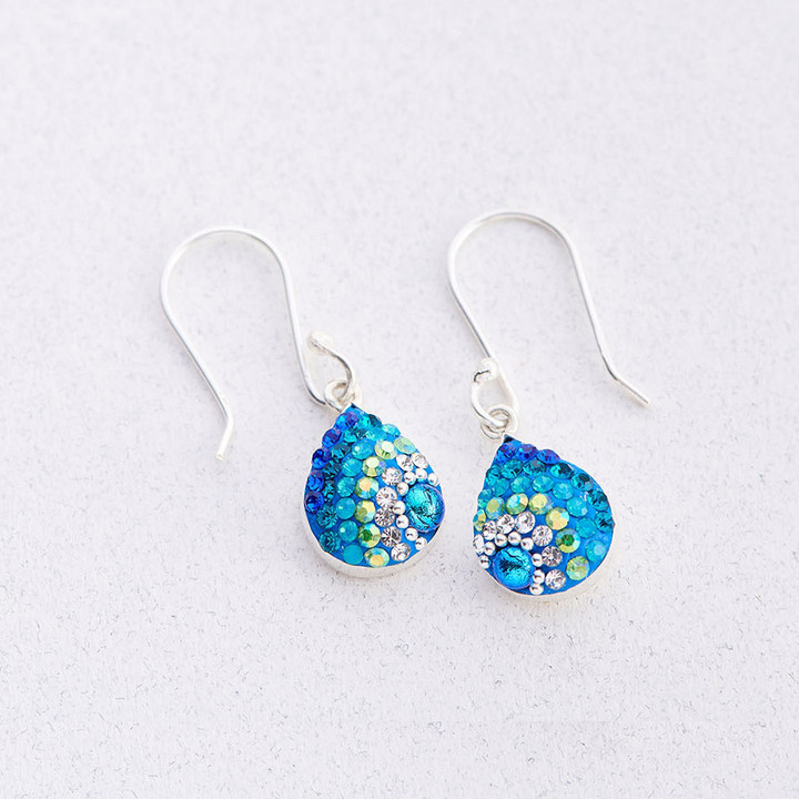 Ocean's Cry Petite Dew Drop Earrings