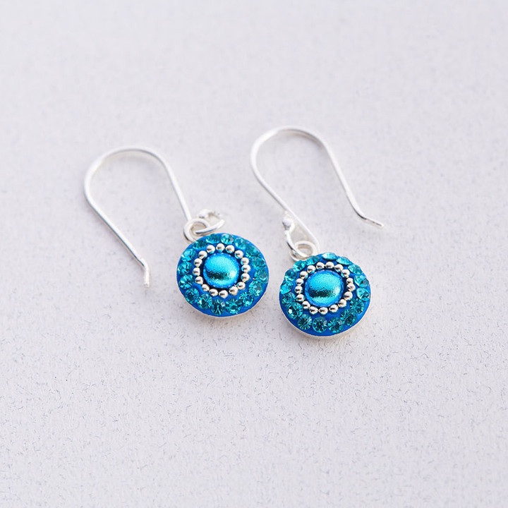 Ocean's Cry Dangle Dot Earrings