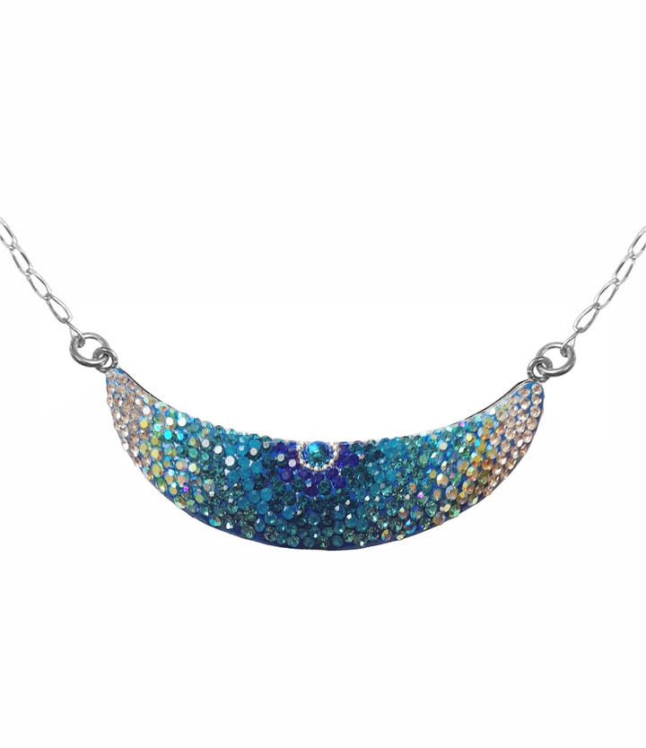 Ocean's Cry Luna Bar Necklace
