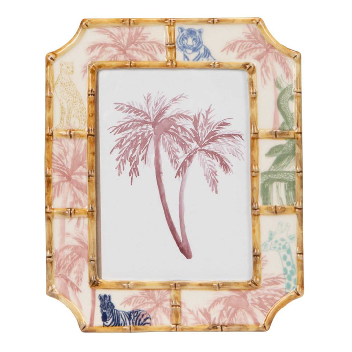 Bamboo Edge Stoneware 5" x 7" Photo Frame